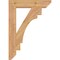 Ekena Millwork Merced Slat Smooth Bracket, Western Red Cedar, 3 1/2"W x 20"D x 28"H BKT04X20X28MRC06SWR - alternate 4